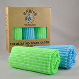 BAKIYA Extra Long (51 Inch)(Pack of 3) Exfoliating Long Body Towel for Bigger Bodies Exfoliating Wash Cloth (Big, Medium Coarseness)