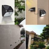 Indoor/Outdoor Solar Powered Motion Sensing Waterproof Porch Light with Detachable Solar Panel