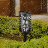 Bakiya Blue Flame Flickering Solar Torch Totem 3 Mode Waterproof