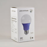 Bakiya Dimmable(Non Stepped) 6W Tru-Blu 6w A19 LED Blue Light Bulb