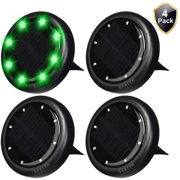 Emerald Green Solar Powered Pathway Lights